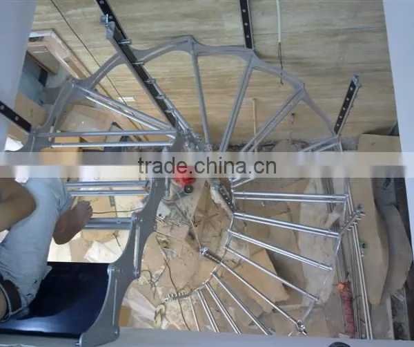 China Leading Customized Steel Curve Stairs Factory Supplier photo-6