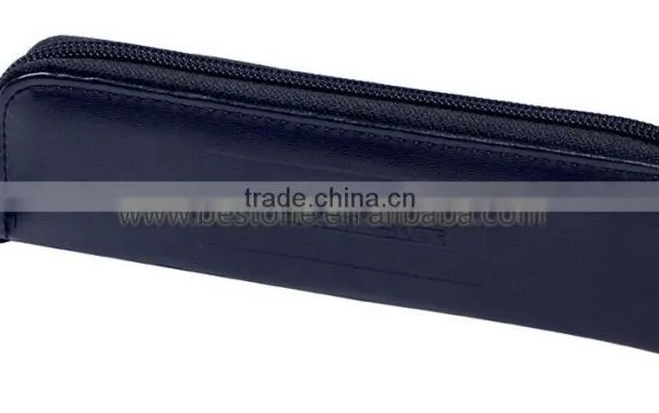 Custom Leather Pen Bag Case With Zipper photo-3