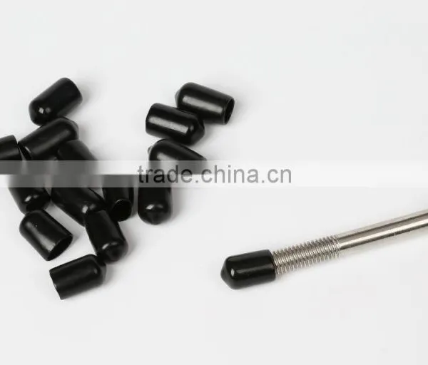 Inside Dia 45mm Black Plastic Tubing Pipe Cover Tips photo-3