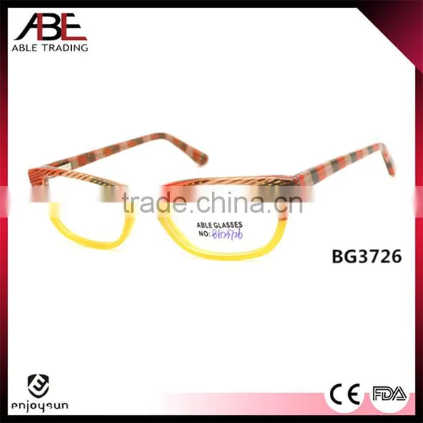Cool Stylish 2016 Muliti Color Quality Handmade New Style Acetate Eyeglasses Optical Frames Optics Spectacle FDA Supplier's Choice photo-5
