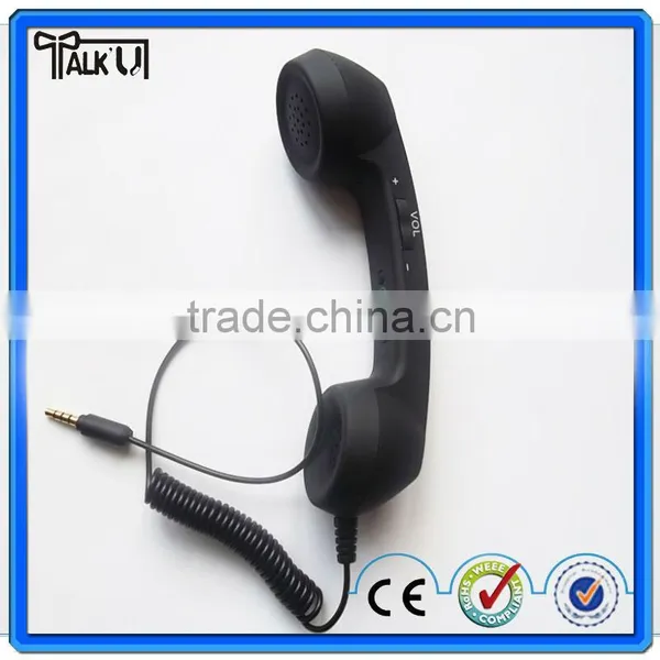 Hot Mini Anti-radiation Plastic Retro Mobile/cell Phone Handset for Iphone
