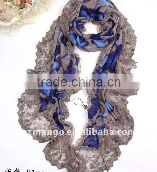 2016 Latest Fashion Lace Scarf