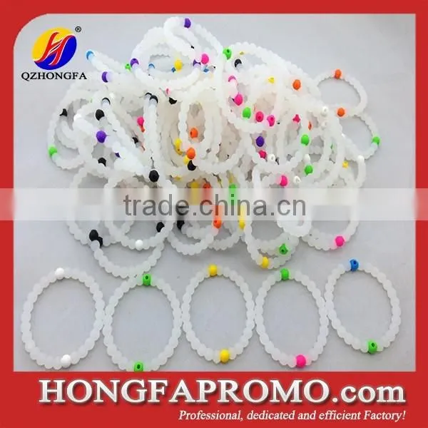 Personalized Cheapest Silicone Bead Bracelet photo-2