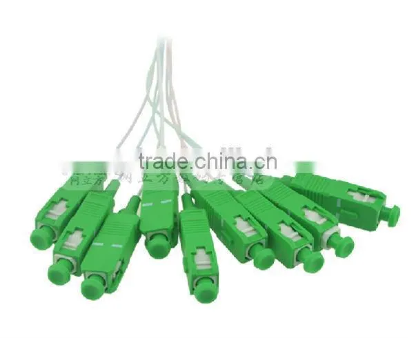 Steel Tube Mini PLC Splitter 1x8 , G657A SC APC 0.9mm Fiber photo-2