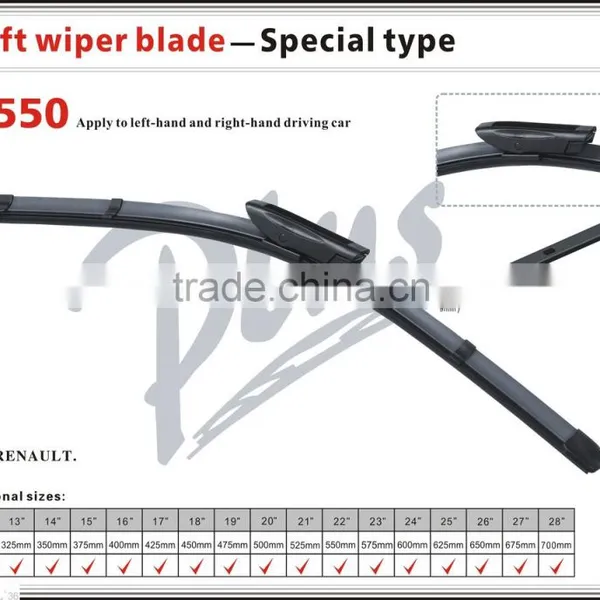 S550 24 Inch Soft Windshield Car Wiper Blades photo-3