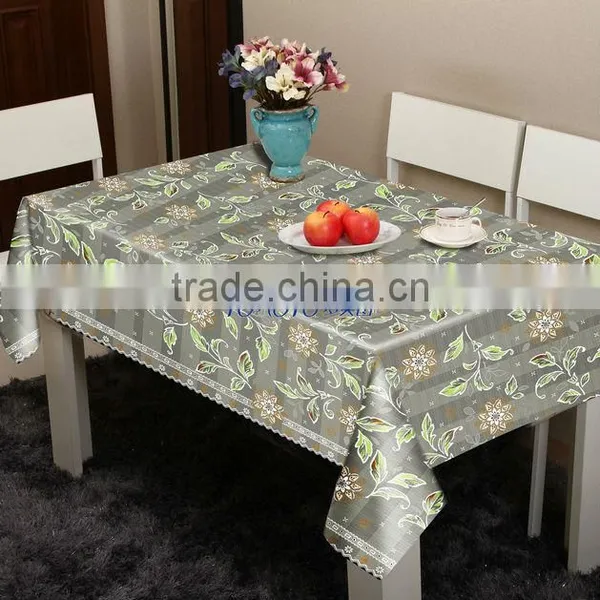 The New Tablecloth Lace Tablecloth Borders PVC Wrinkling Sparkling photo-5