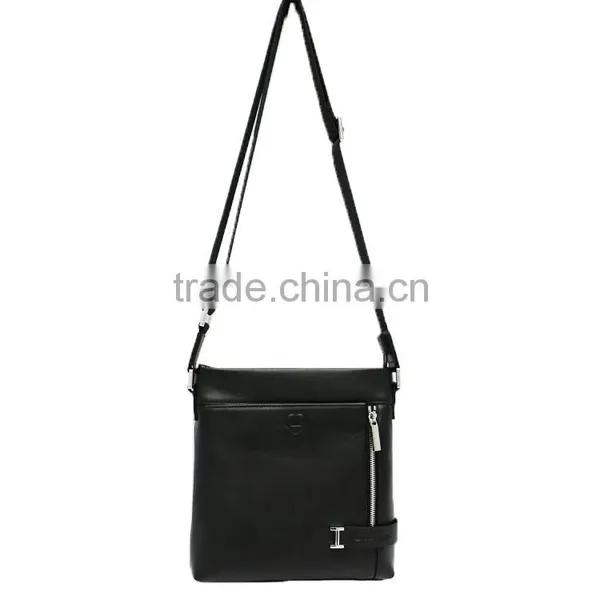 Newest Shoulder Bag Black Genuine Leather Bag Briefcase for Men photo-2