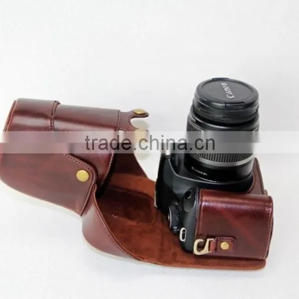 Factory Price Retro Korean Unique PU Leather Camera Bag in Dongguan photo-3