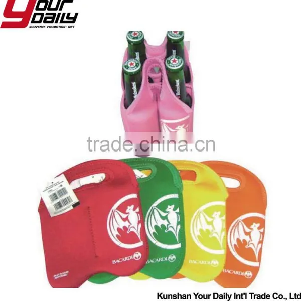 Neoprene Zip Stubby Bottle Holder/Single Beer Bottle Cooler Holder photo-4