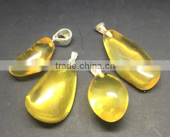 Amber Pendants of Colombian Copal photo-2