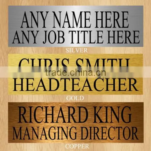 Personalised Small Decorative Metal Plates for Door,bag/street Sign Plate photo-4