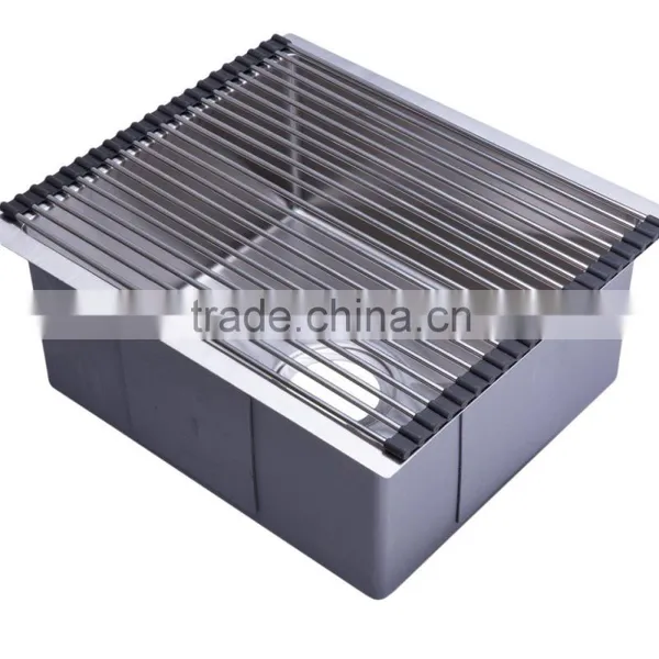 CUPC Handmade Stainless Steel Kitchen Sink Single Bowl Under Mount 16 Gauge photo-3