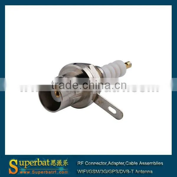 Bnc Connector Jack Adapter Nut Bulkhead Solder for Panel Connector MHV 3000V
