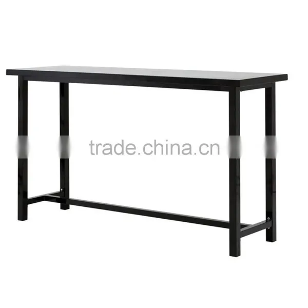 Replica Wooden Bar Table, Metal High Table photo-2