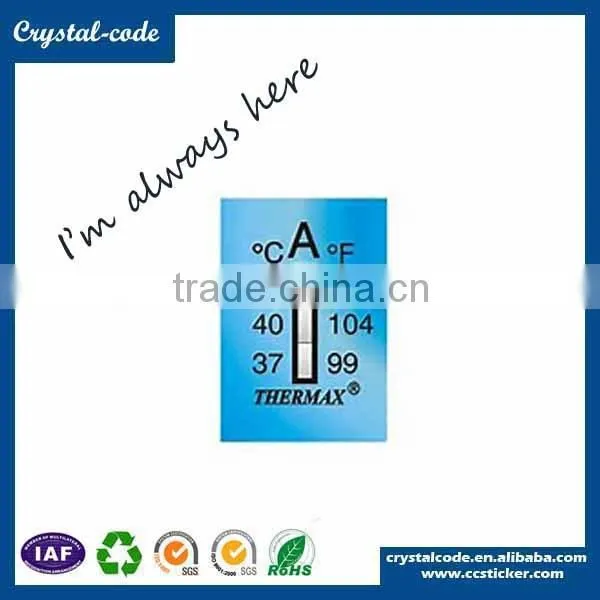 Custom Printed Thermometer Safety Thermal Indicator Sticker Quality Choice photo-3