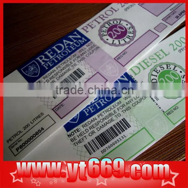 Anti-counterfeiting Ticket Printing