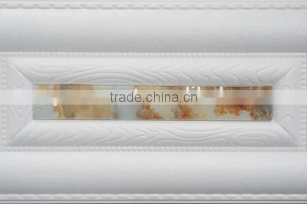 2016 New Soundproof 3D Leather Wall Tiles/Hot Sale Leather 3d TV Wall Panel With Decorative Leather