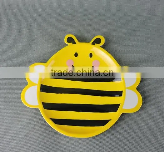 Bee Shape Melamine Children Dinner Set photo-3