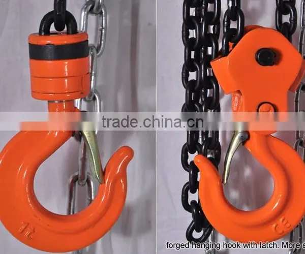 Manual Chain Hoist 1T/3M6M HSZ Manual Hoist photo-2