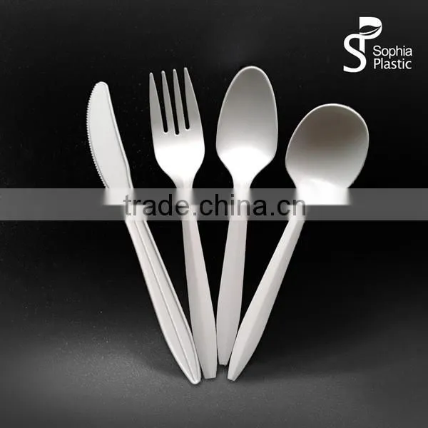 Biodegradable Plastic Spoon Fork Knife
