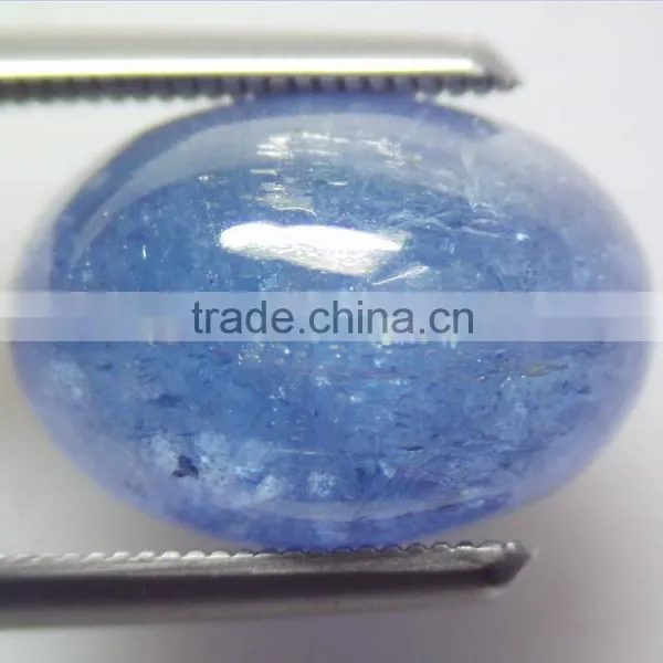 Natural Tanzanite Pear Cabochon Blue Loose Semi Precious Gemstones