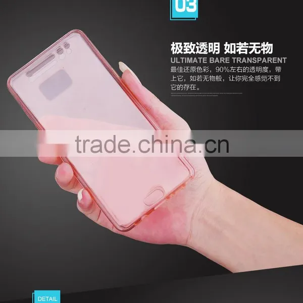 Soft TPU Transparent Case for Samung Note 7 360 Full Body Protective Cover Cases Front Touch Screen Back Cover photo-2