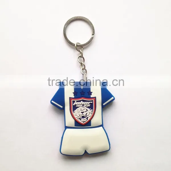 Number Letter Printing Metal Funny PVC Key Ring Wholesale Rubber Key Chain photo-2