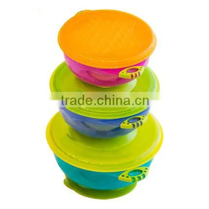 FDA Certificate PP Material Bowl Children's Plate Anti-slide Suction Feeding Bowl photo-2