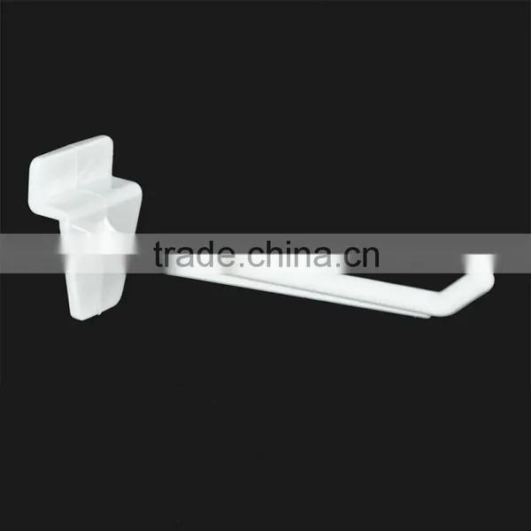 WHITE TOUGHENED PLASTIC SLAT WALL HOOKS photo-2