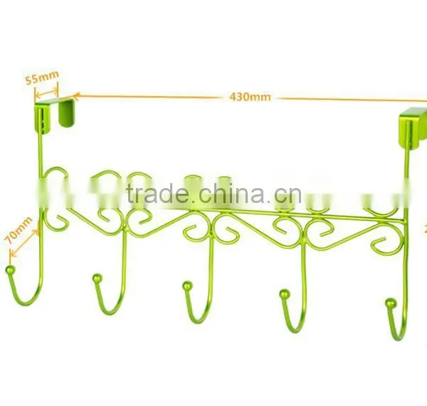 Homestar Metal Over the Door Hanging Hooks photo-2