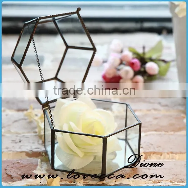 Hot Sale Indoor Plant Glass Terrarium Clear Glass Geometrical Hanging Terrarium-tiffany Geometric Glass Terrarium photo-2