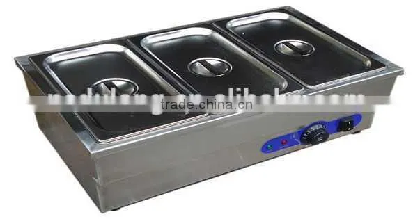 Automatic Temperature Control 3 Pans Bain Marie for Sale photo-2