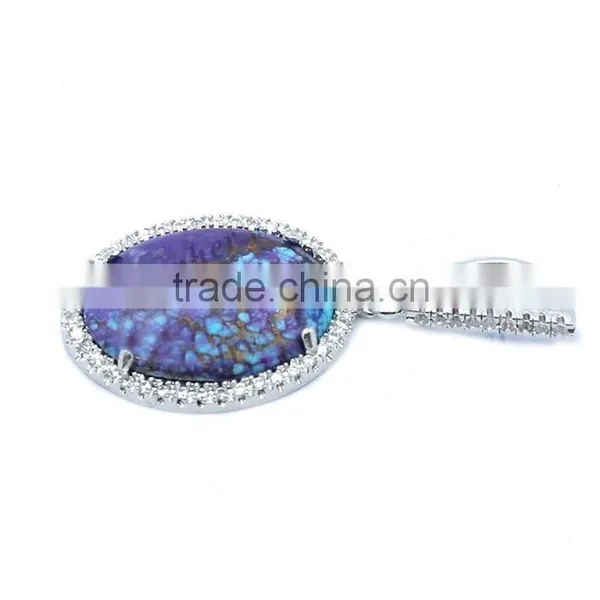 Wholesale Sterling Silver Jewellery With Egg-Shaped Pendant photo-2
