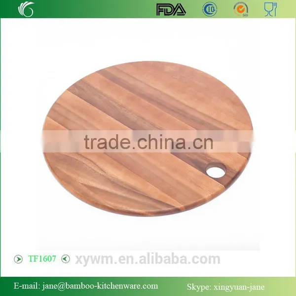Brown Acacia Wood Cutting Chopping Board photo-3
