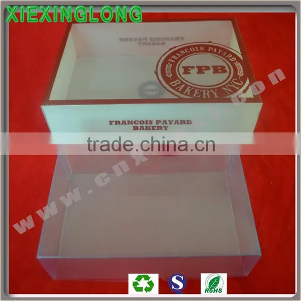 Custom Design Plastic PVC Square Box One Colour Printed Plastic Storage Bins for LED Bulbs photo-3