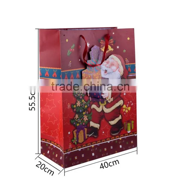 Special Custom Made Printed ,paper Christmas Gift Bags photo-2
