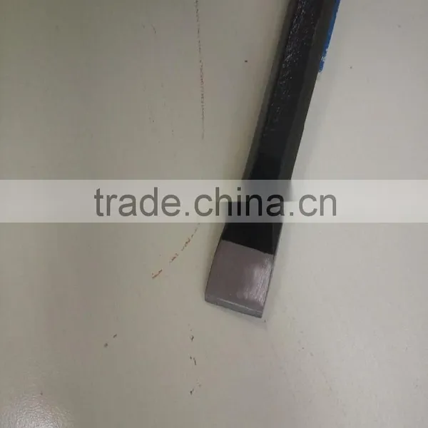 45#carbon Steel Flat Head Stone Chisel With Rubber Sleeve photo-4