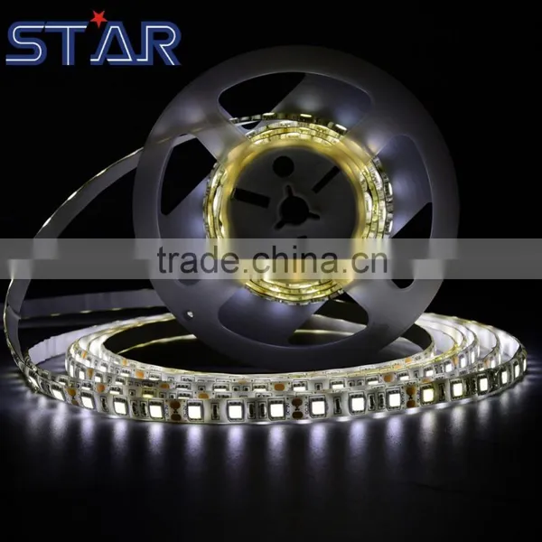 DC12V 5050 60LED/M Waterproof Led Strip Light With White FPC+power Supply Single Color Christmas Light photo-5