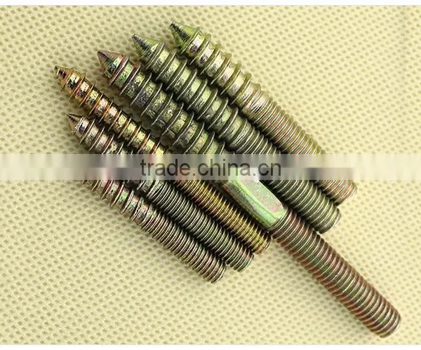 M6 Furniture Hardware Screw Nut Bolt, Self-tapping Screws,double Ended Screw photo-2