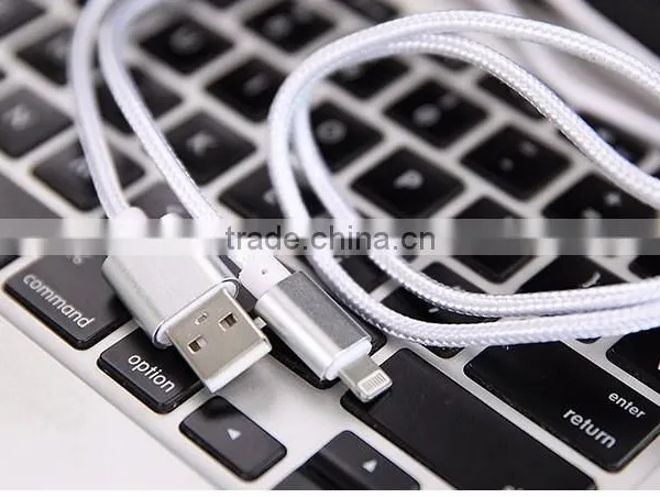 Lighting Usb Cable Nylon Woven USB Cable for I6 Phone Accessory Cable photo-6