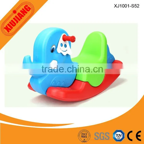 CE Approved Infant Attractions Plastic Rocking Horse for Indoor Outdoor photo-3