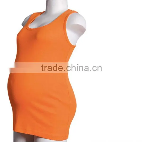 2016 New Plus Size Maternity Cotton Camisole Top for Pregnant Woman photo-2