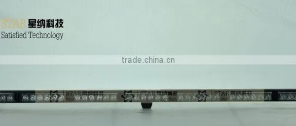 1W*42LED (42W)super Led 7 Heads 42 LED Yellow Vehicle Flashing Strobe Light Bar Warning Light (XN-186-7) photo-3