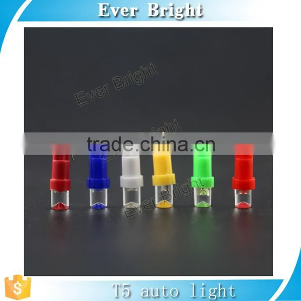 T5 1LED Automotive Car Lights Bulb Dashboards Gauge Indicator Bulbs Ignition Lights For All T5 Wedge Type photo-3