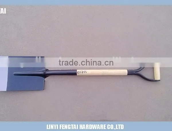 Peru Straight Short Wooden Handle Spade Shovel