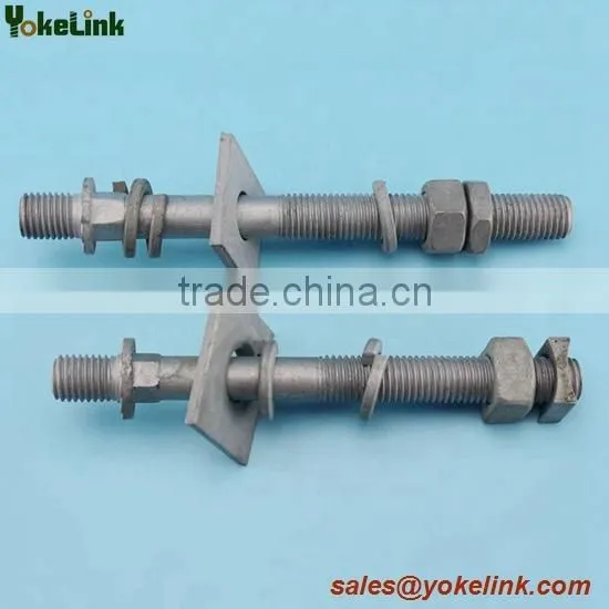 Steel Crossarm 5/8''x 1 3/4'' Short Shank Pin Line Post Stud photo-2