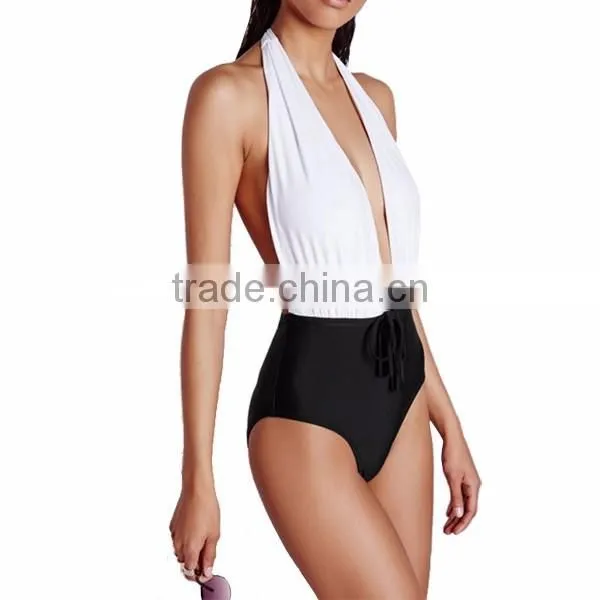 Woman Hot One Piece Swim Wear With High Quality photo-3