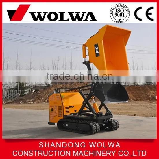 500kg Load Capacity Rubber Track Dumper With Hydraulic System photo-4