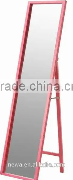 High Quality Wooden Frame With Support Mirror photo-4