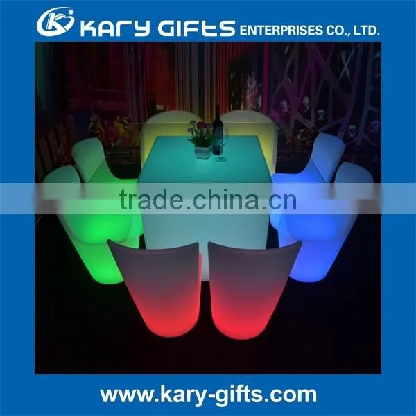 Rechargeable Multi Color Light Glow Cube LED Furniture photo-5